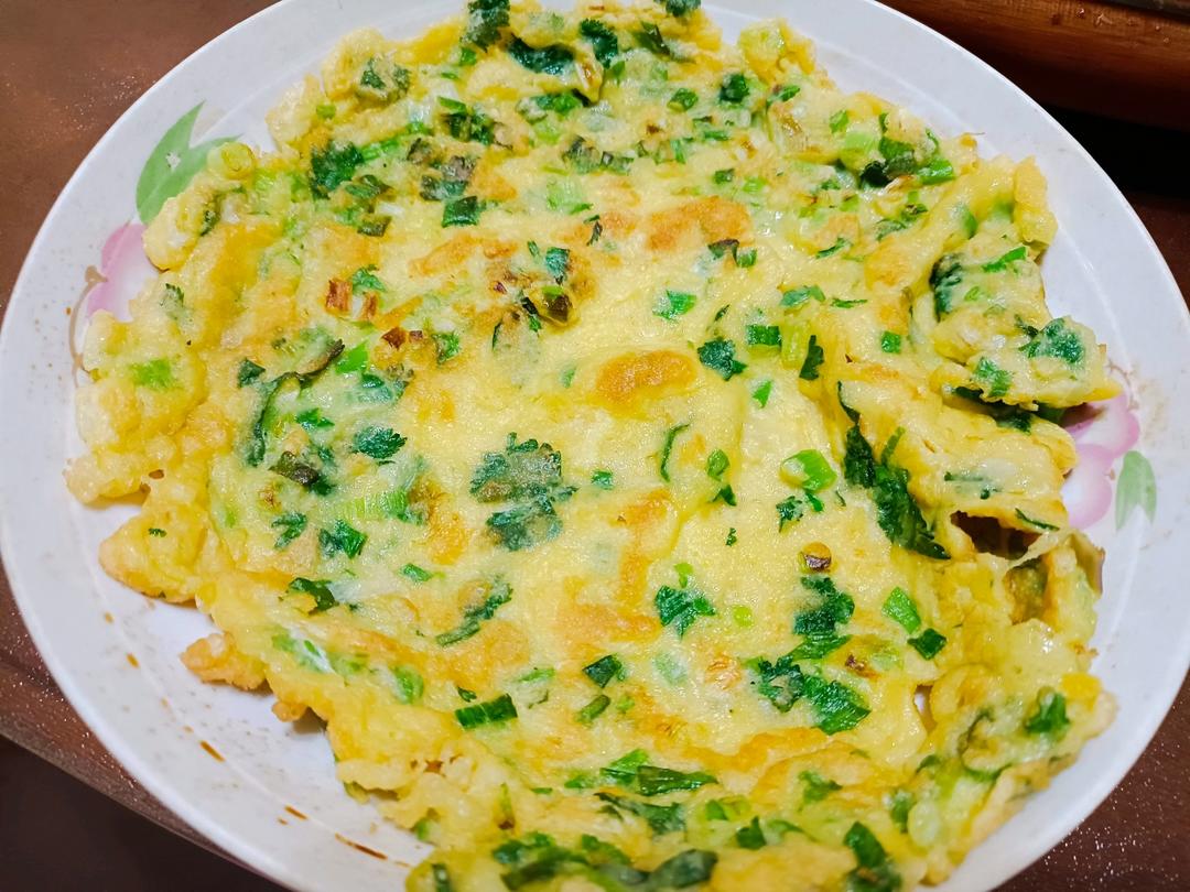小葱鸡蛋煎饼