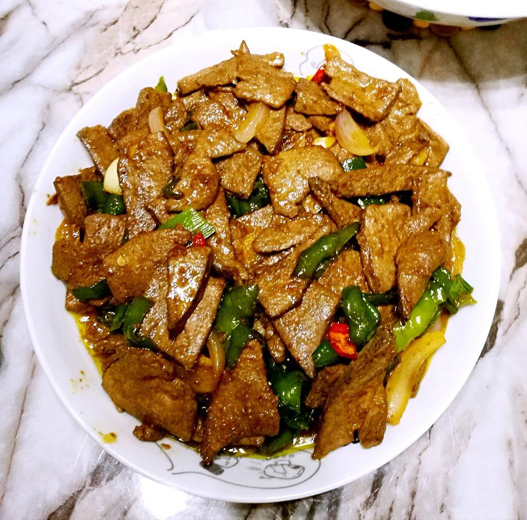 快手菜之小炒猪肝