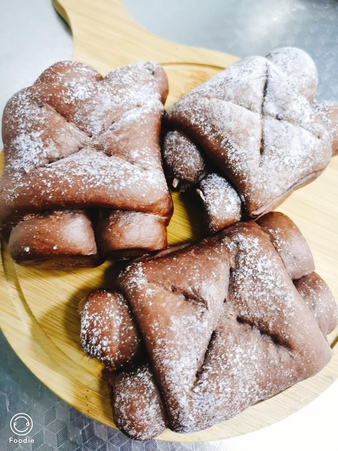 巨柔软的可可牛奶面包卷㊙️好吃到上瘾~