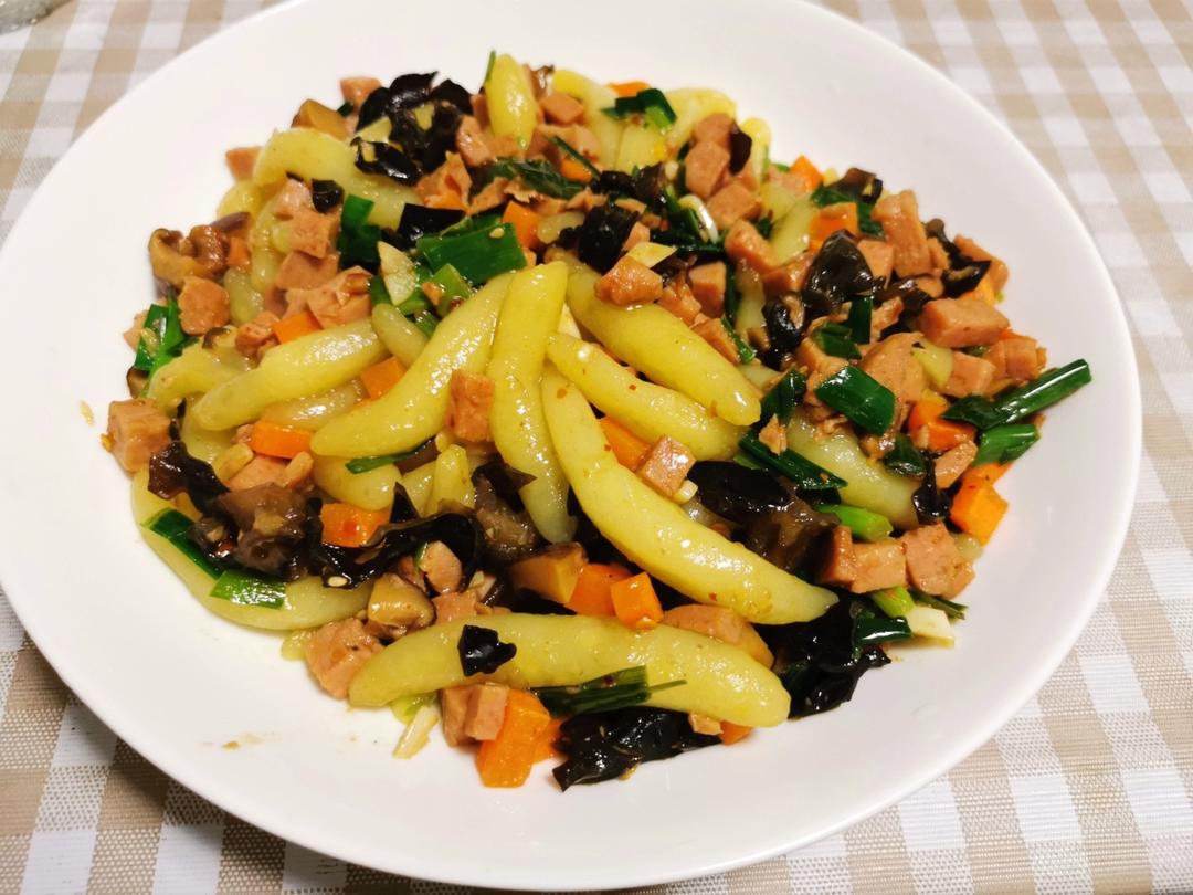 Q弹土豆面鱼