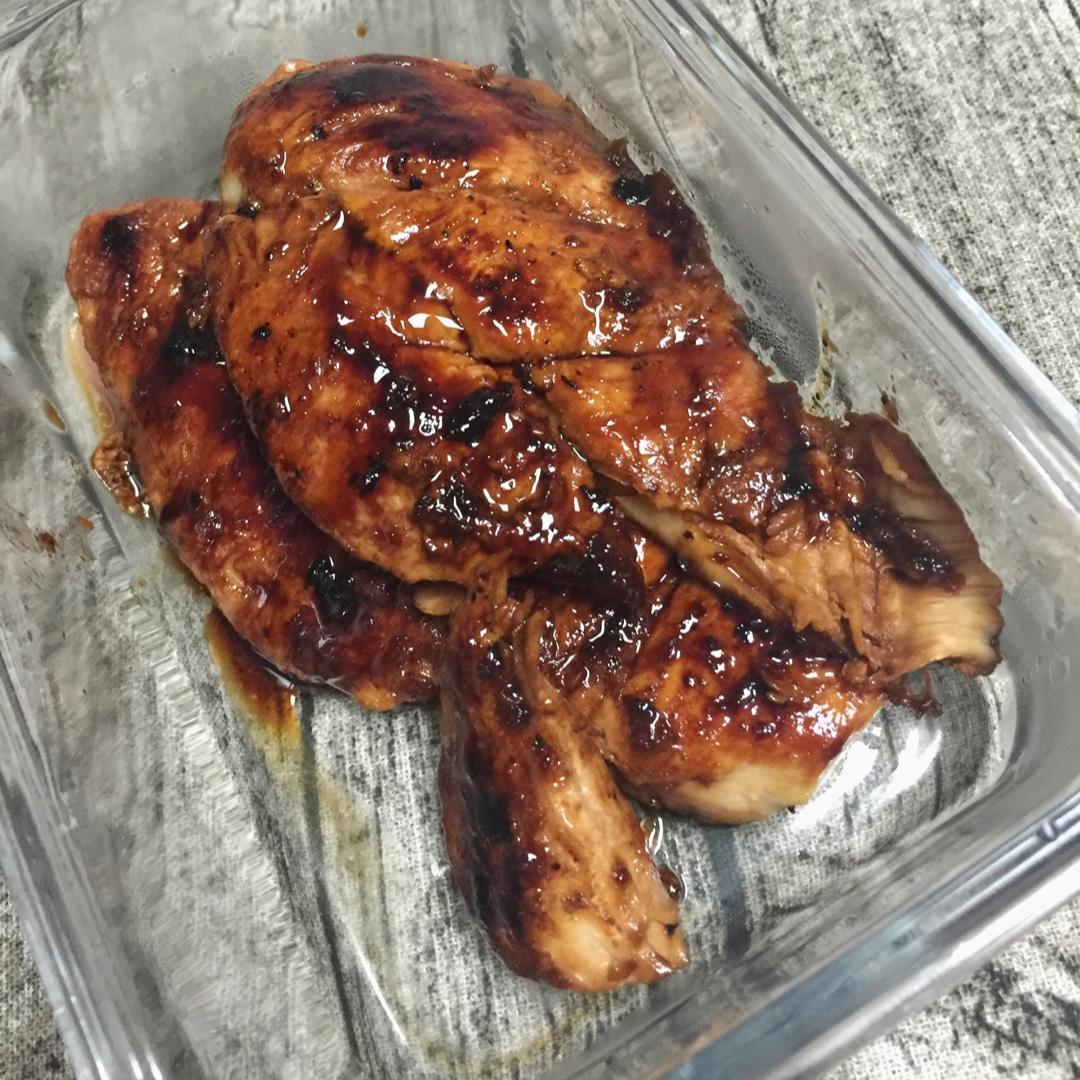 酷炫屌炸天好吃的煎鸡胸肉（香蒜蜂蜜煎鸡胸肉）