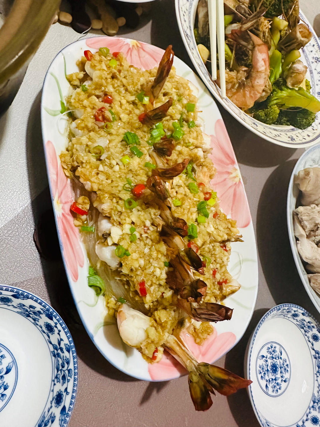 蒜蓉粉丝开背虾