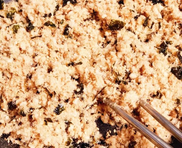 海苔芝麻肉松的做法