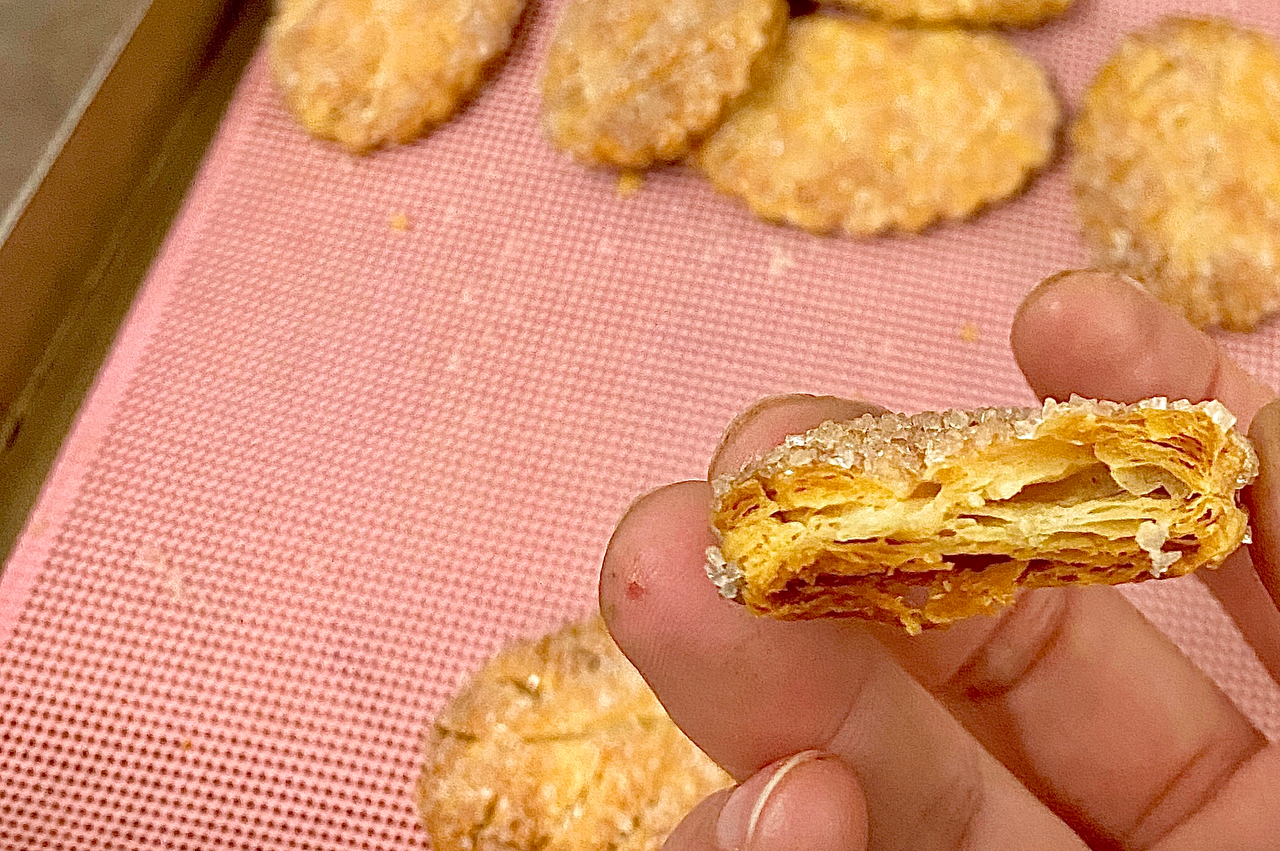 免黄油片开酥|4款日式叶子饼干|层层酥脆