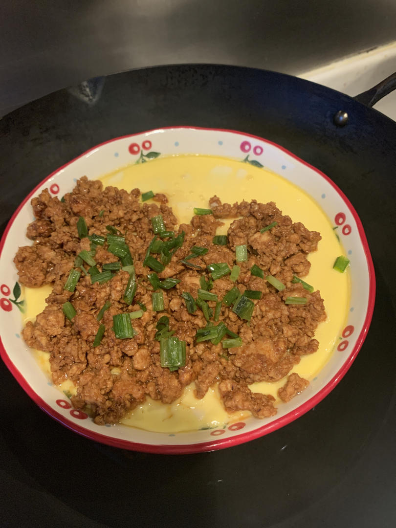肉末豆腐蒸蛋