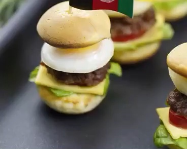 超萌的mini汉堡