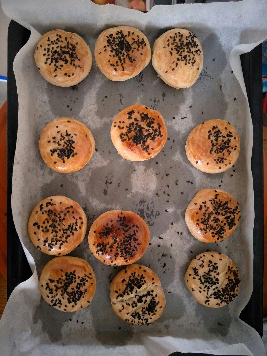 椒盐酥饼（自制椒盐芝麻馅）