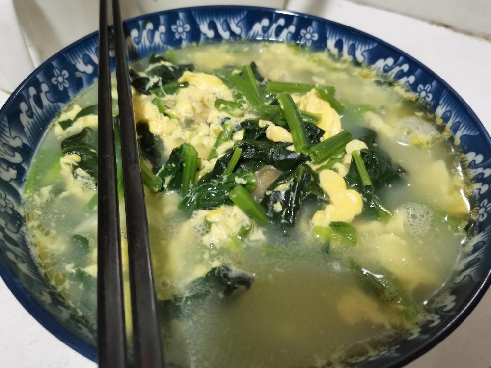 菠菜鸡蛋汤