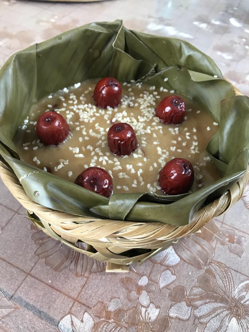 红糖蜜豆年糕