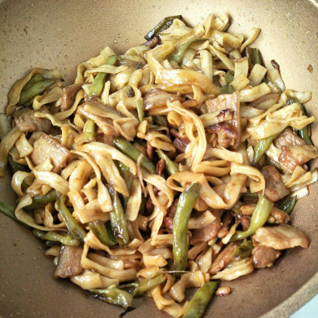 芸豆焖面（附万能的腌肉不老的办法）