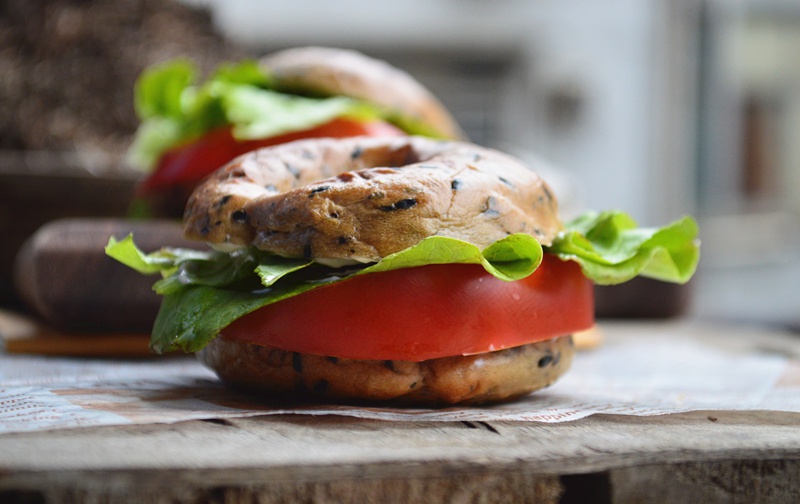 百变贝果三明治