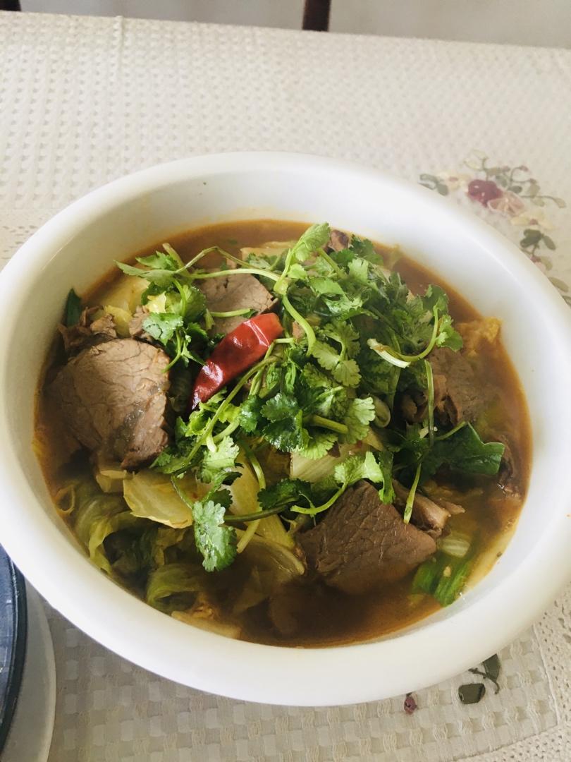 大白菜烧牛肉