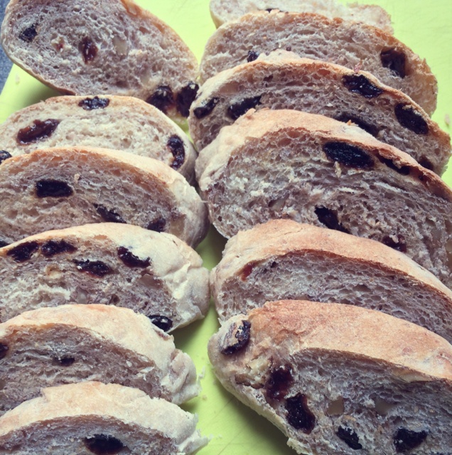 全麦葡萄干面包