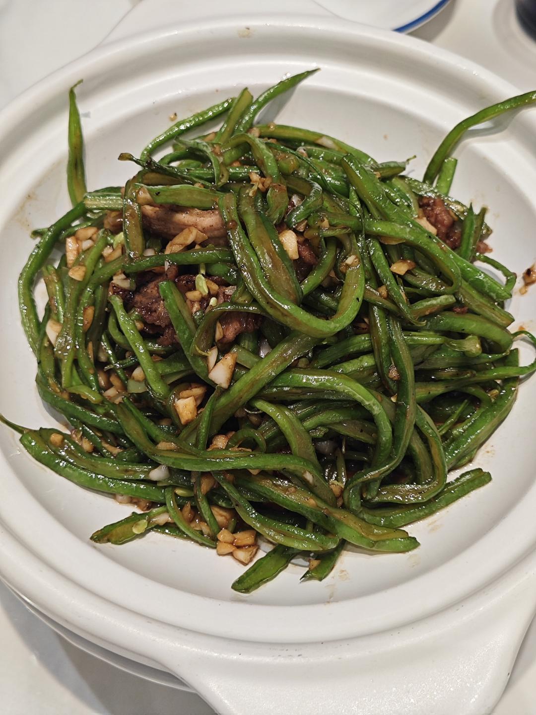 清炒扁豆丝