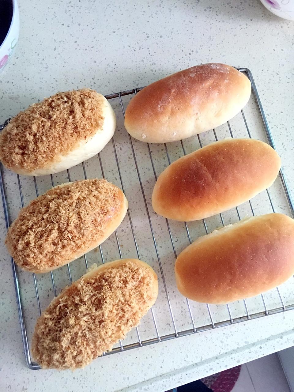 肉松沙拉酱面包（65度汤种）