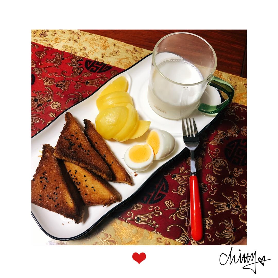 奶香蜂蜜烤吐司片