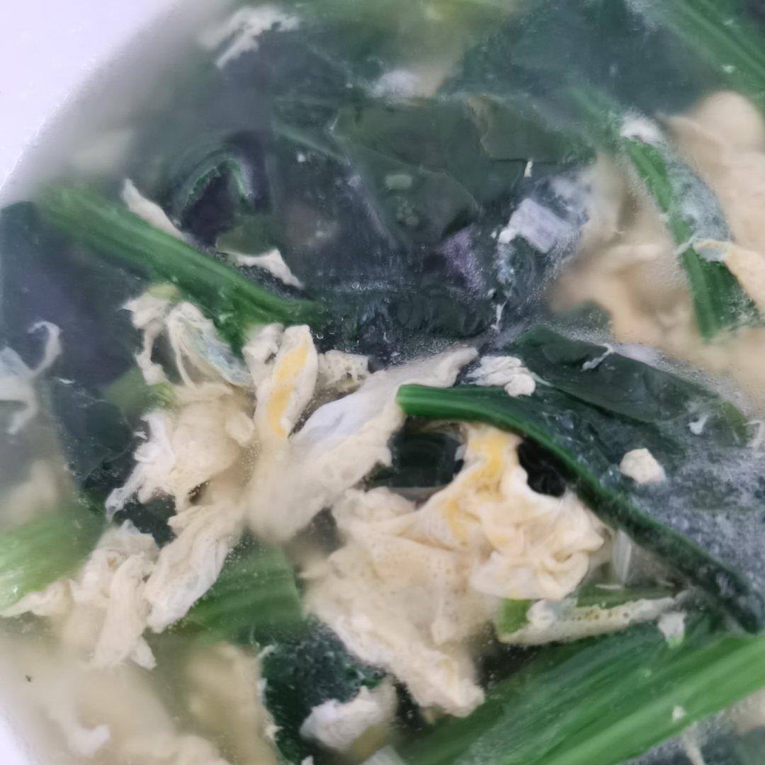 菠菜鸡蛋汤
