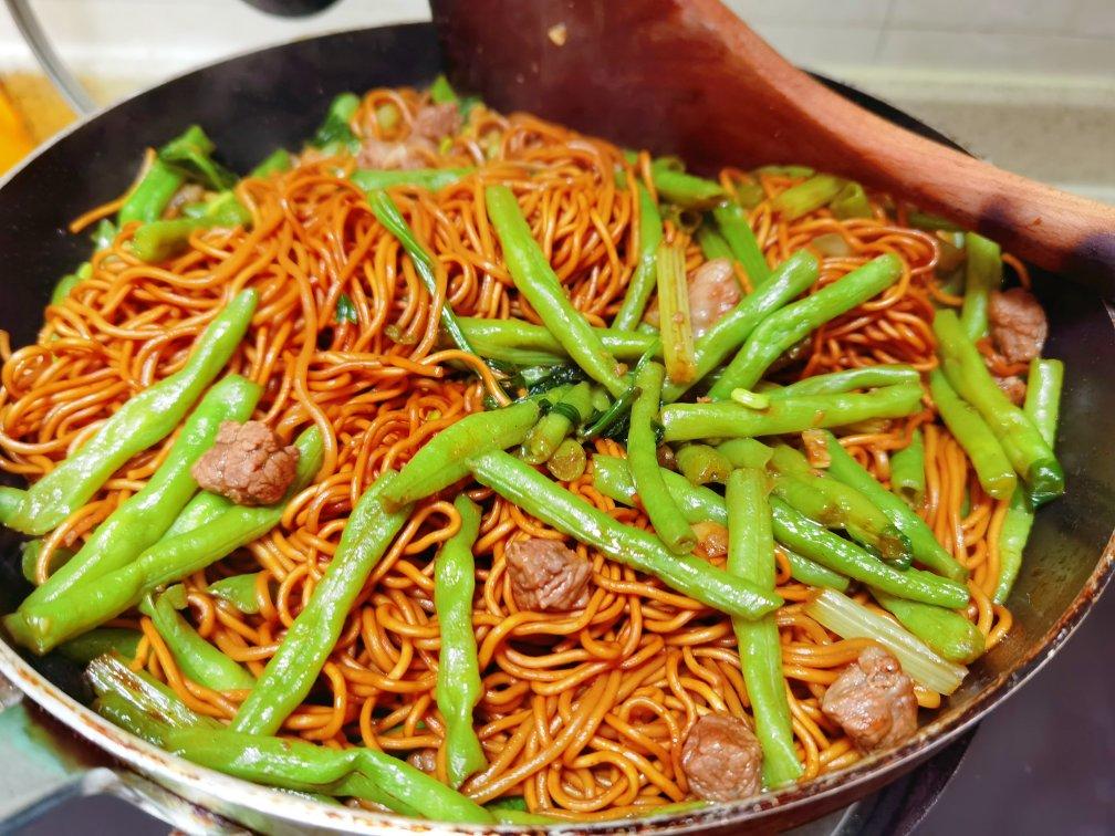 家常豆角焖面