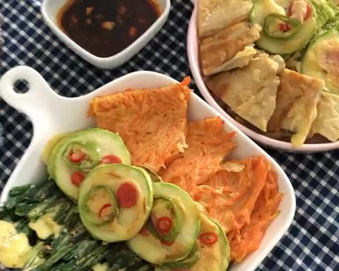韩国蔬菜煎饼的做法
