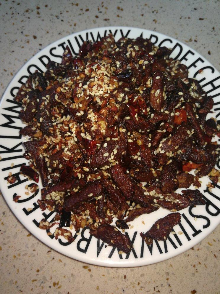 麻辣牛肉干