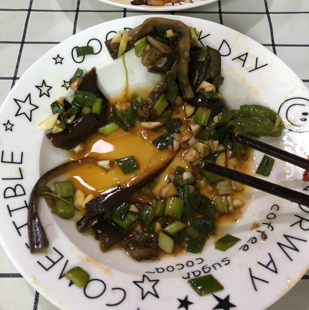 手擂茄子