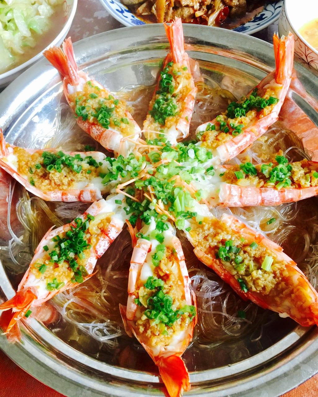 手机用户0930_v38u做的蒜蓉粉丝蒸虾