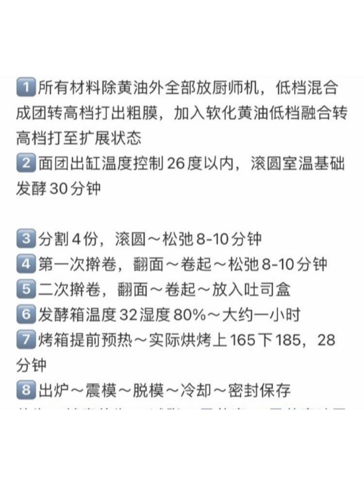 纯奶手撕吐司的做法 步骤1