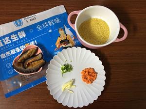 红极参小米粥的做法 步骤1