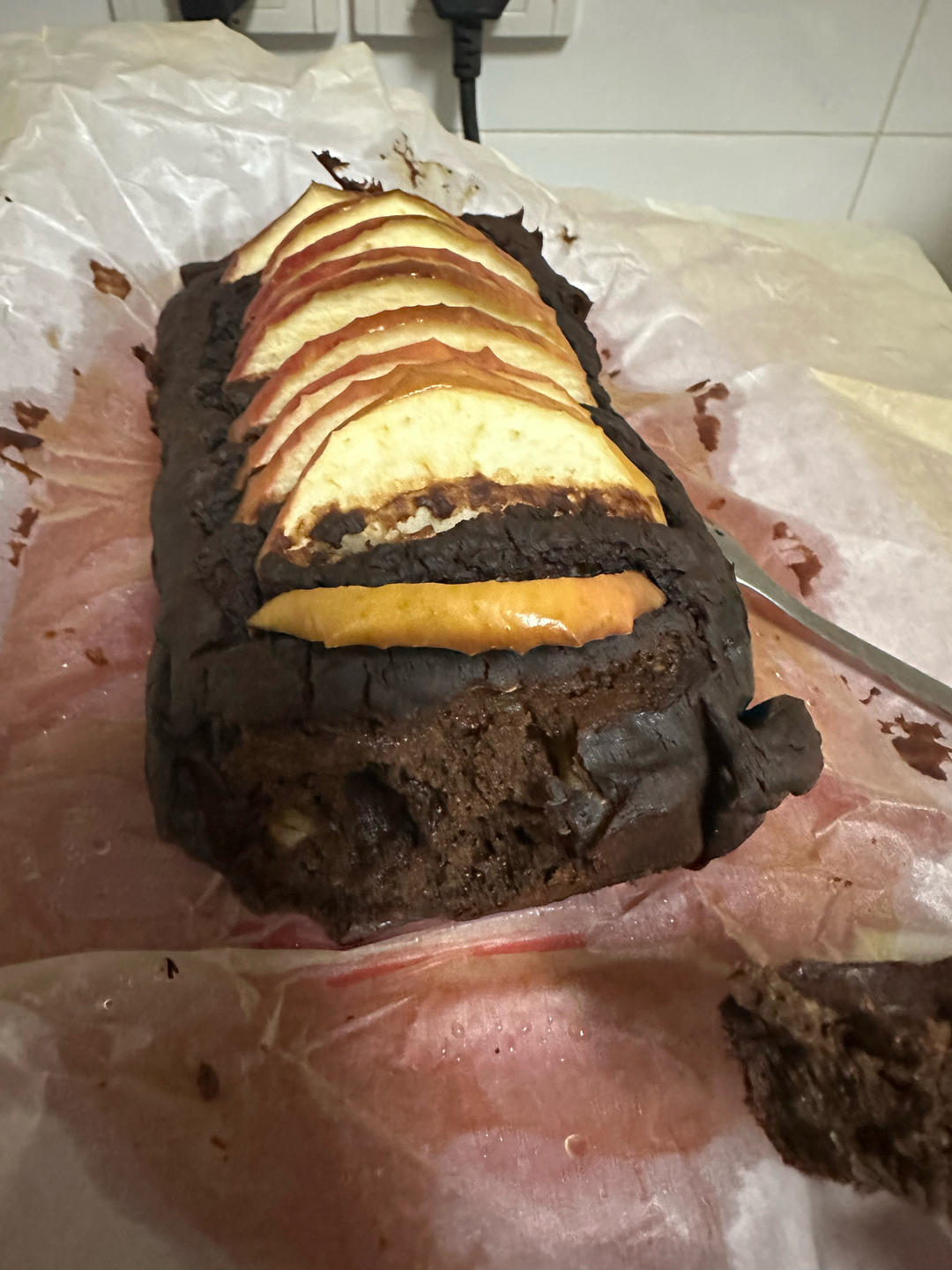 『低卡甜点』苹果布朗尼🍫｜简单快手！搅一搅就ok✌