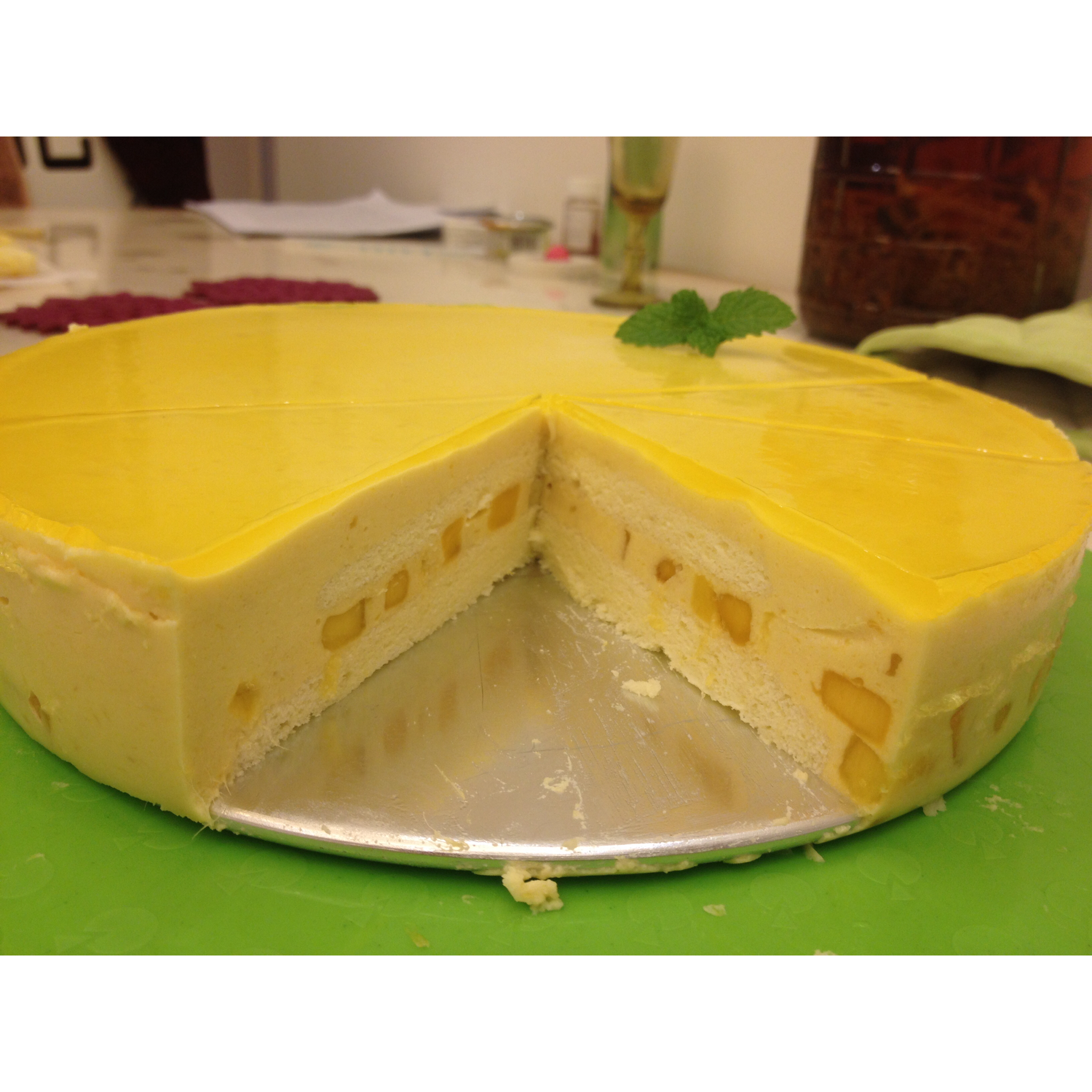 【视频】芒果慕斯（6寸） | 含镜面果胶配方