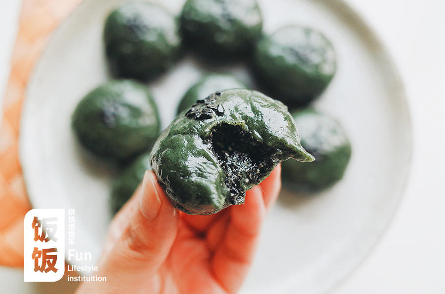 【黑芝麻青团】清明必吃！