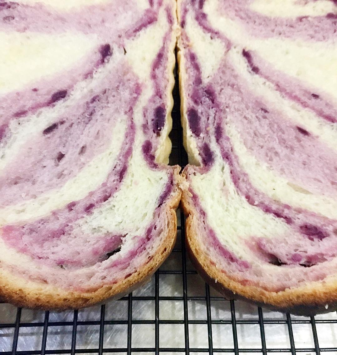 东菱热旋风面包机之紫薯面包