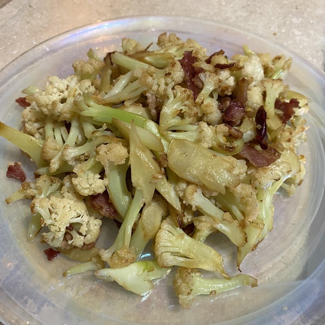 老丁的私房菜-干锅花菜