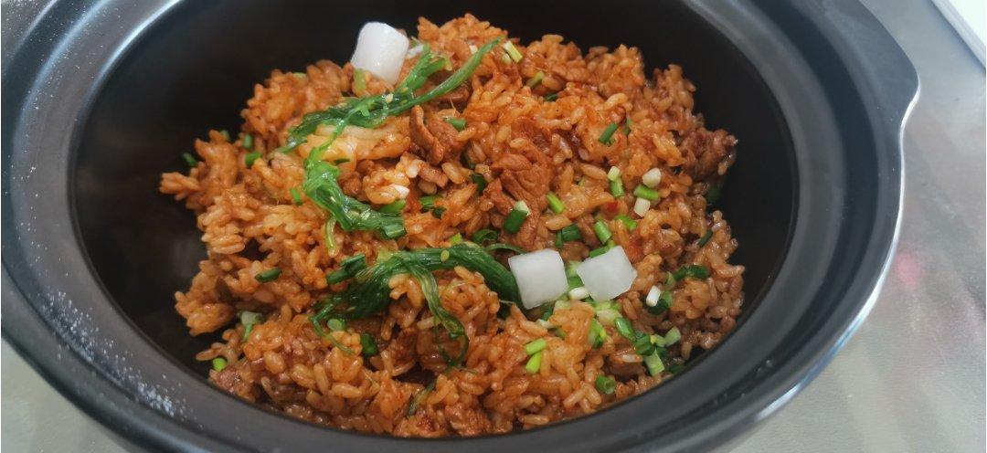 泡菜肥牛炒饭