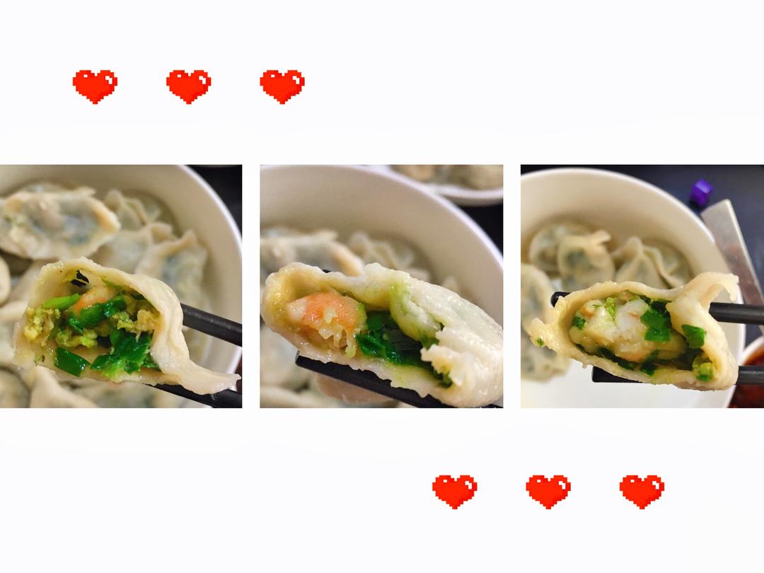 超级简单的韭菜虾仁饺子