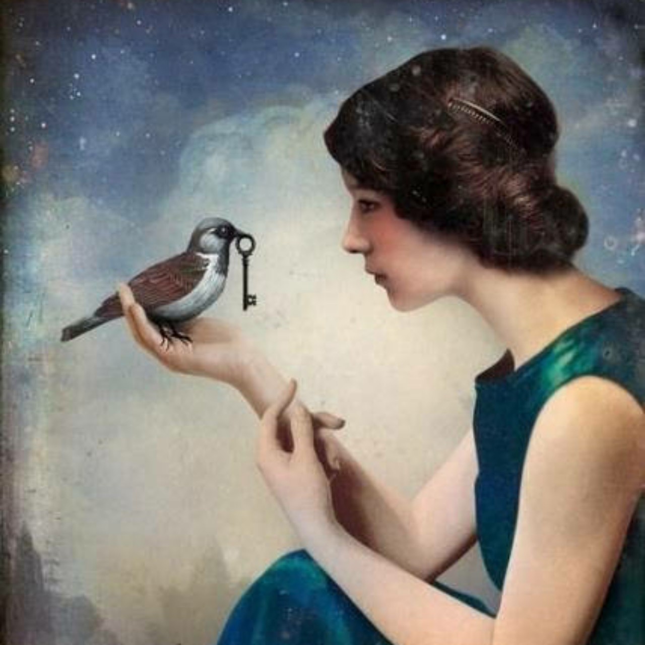 下雨回家收衣服