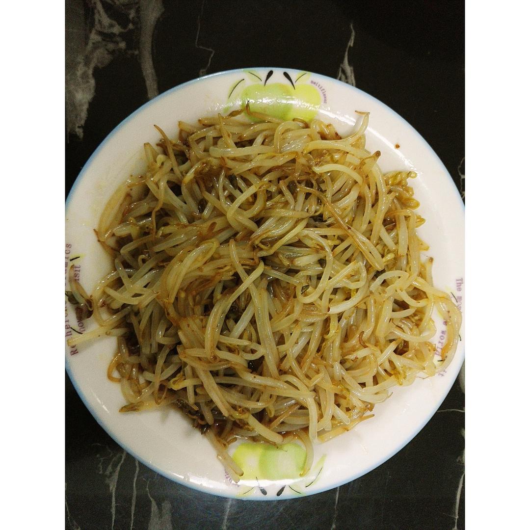 清炒豆芽