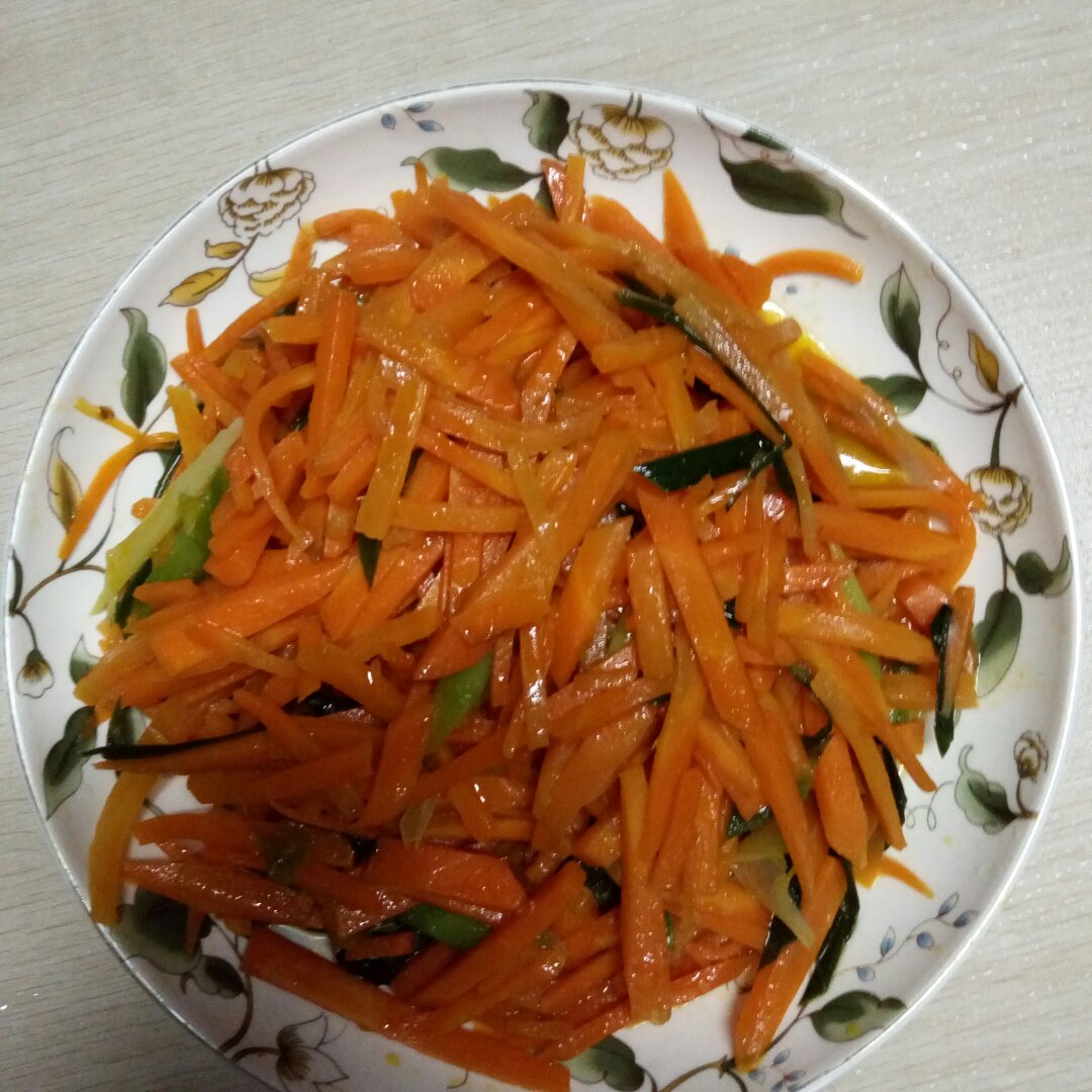 清炒胡萝卜