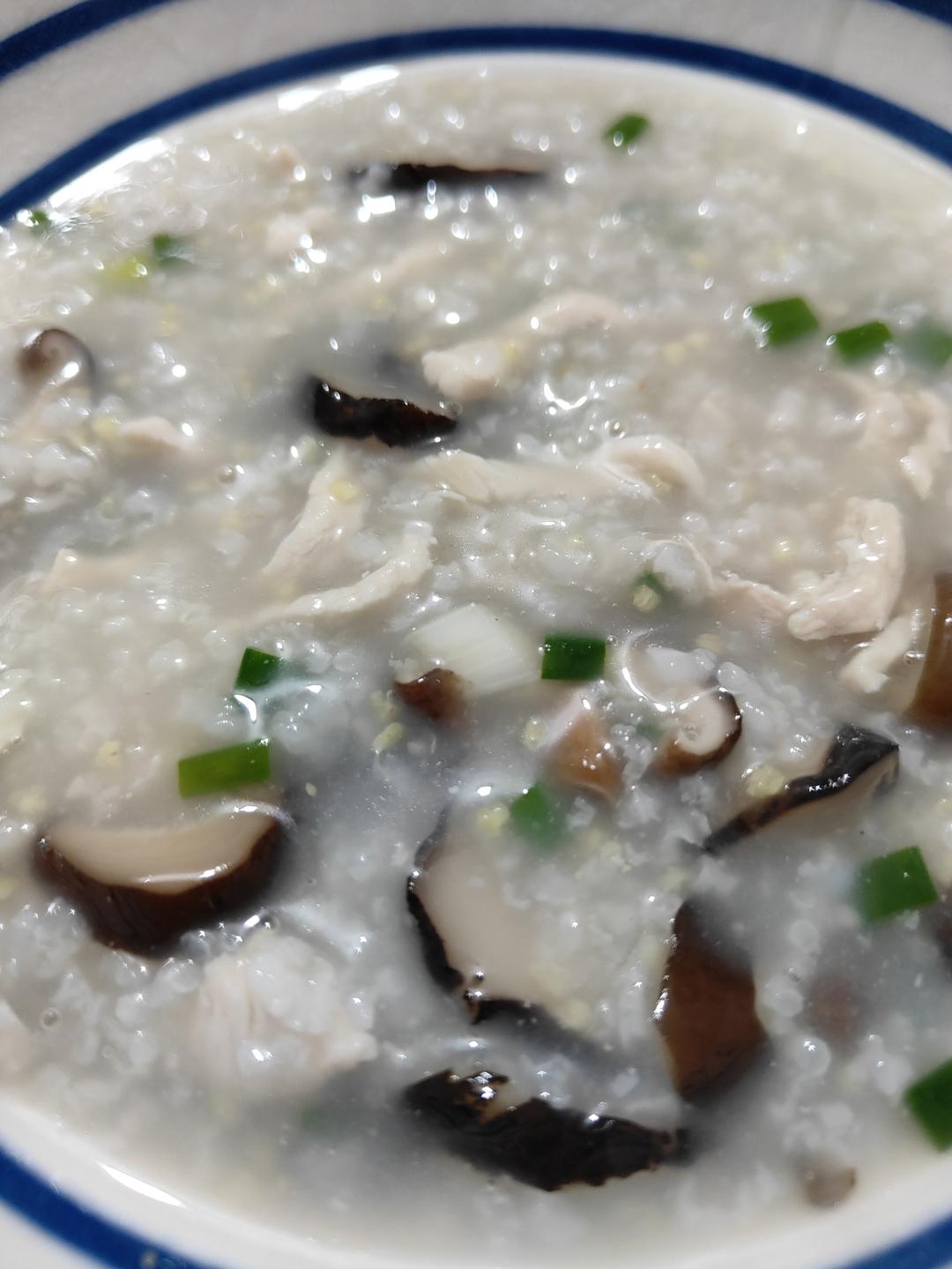 香菇瘦肉粥