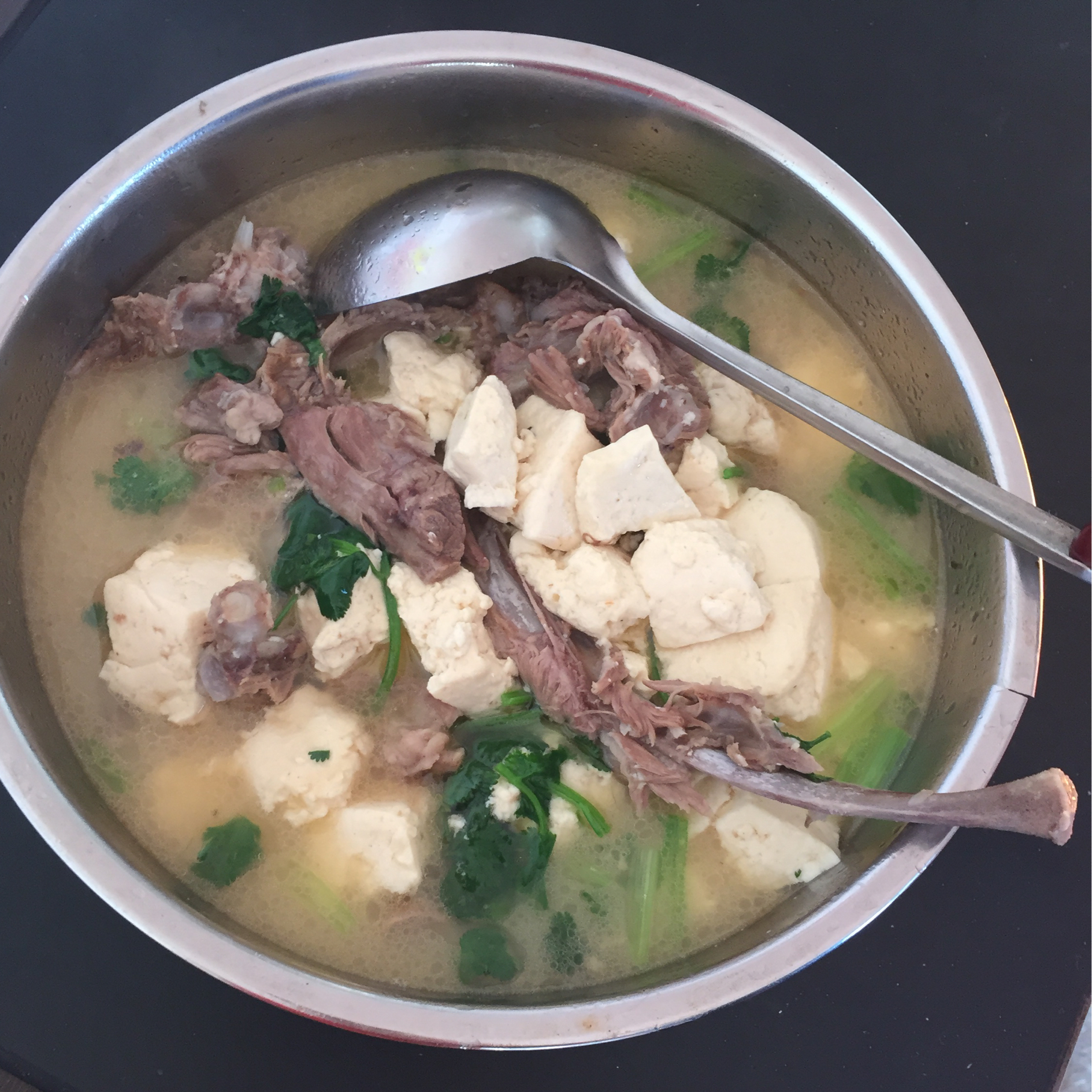 温文尔雅谦逊的nannan做的狗肉炖豆腐
