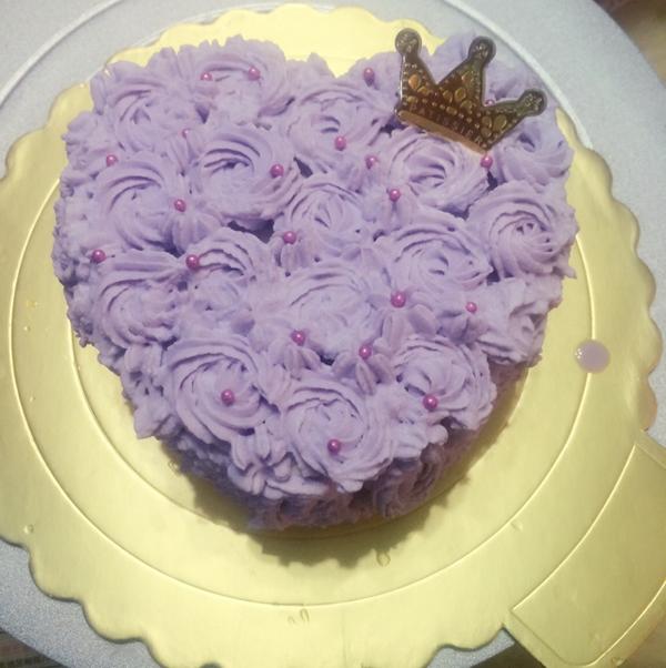 渐变玫瑰蛋糕——给自己的生日蛋糕