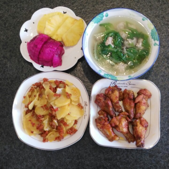渣广椒炒土豆片
