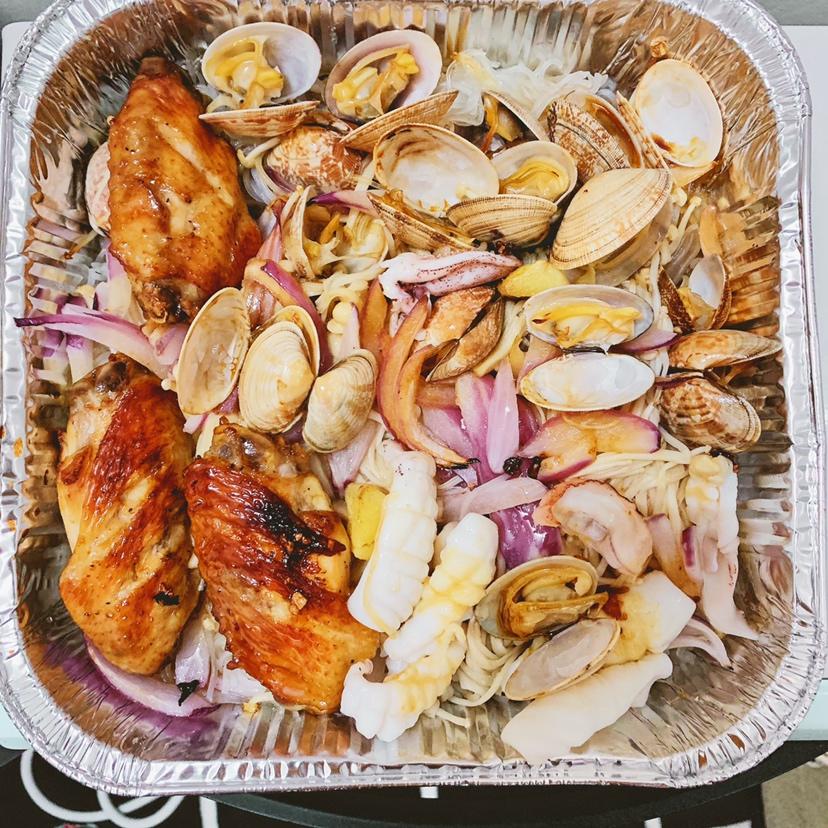 【无明火-烤箱料理】蒜烤海鲜