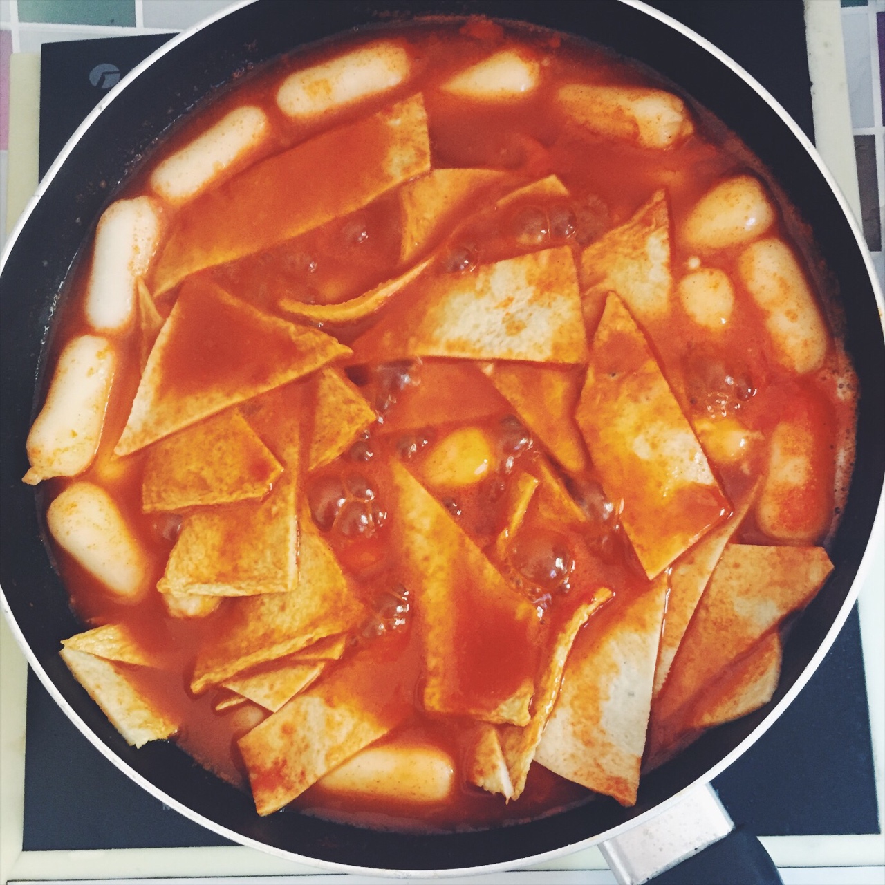 超简单的韩式炒年糕的做法 步骤3