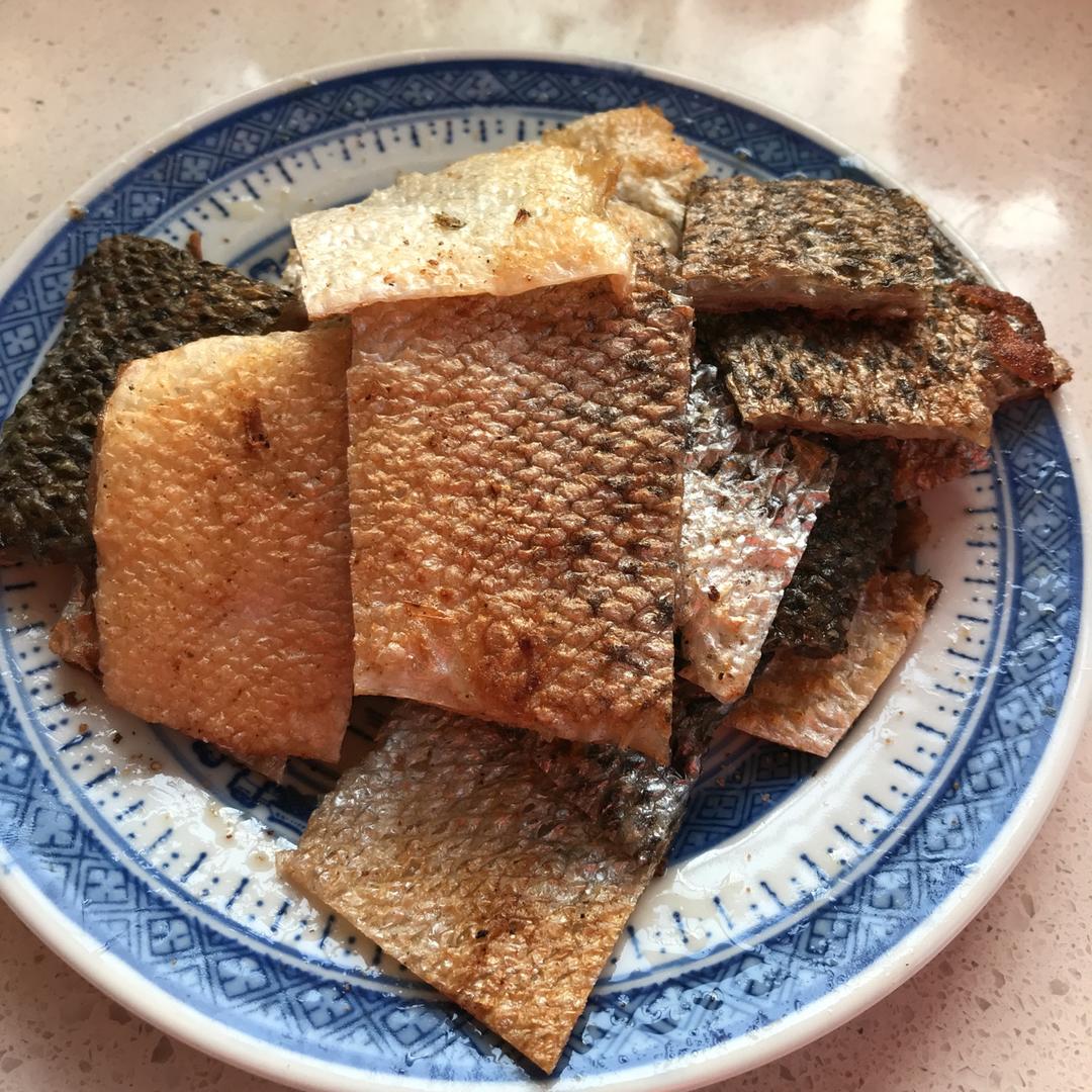 星云流水14tq做的香煎三文鱼皮