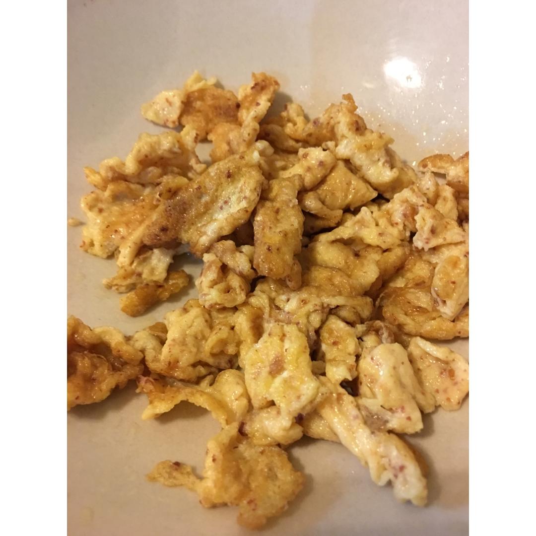 虾酱炒鸡蛋