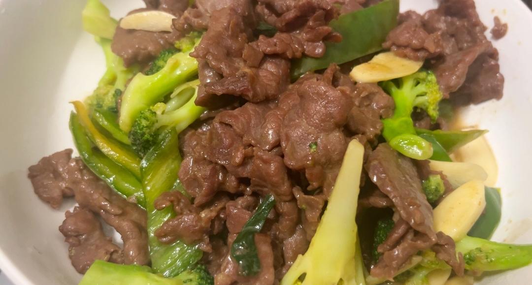 西兰花炒牛肉