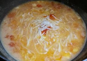 西红柿鸡蛋面  浓浓的汤汁全喝光的做法 步骤10