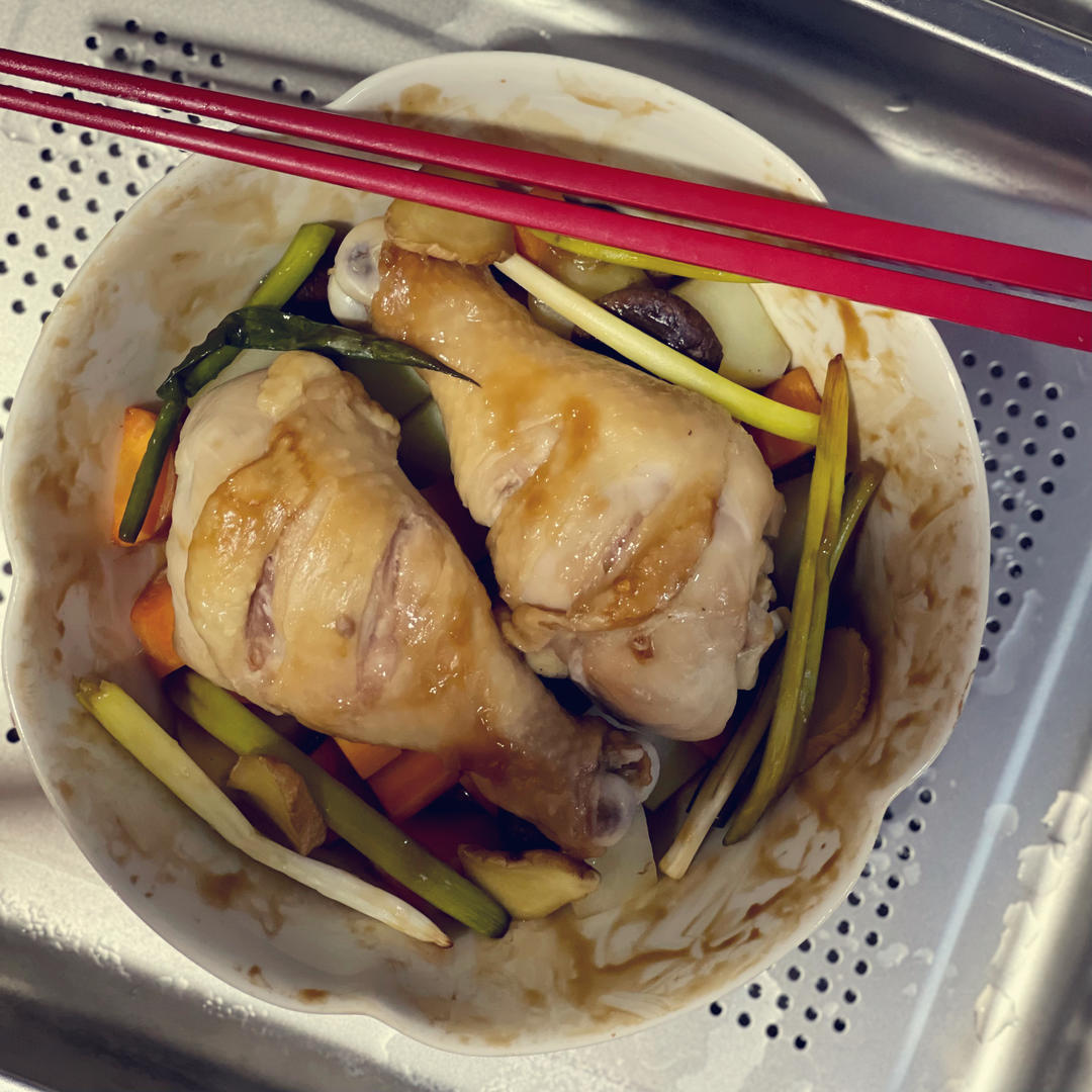 减脂也可以吃的时蔬蒸鸡腿🍗又鲜又嫩又快手