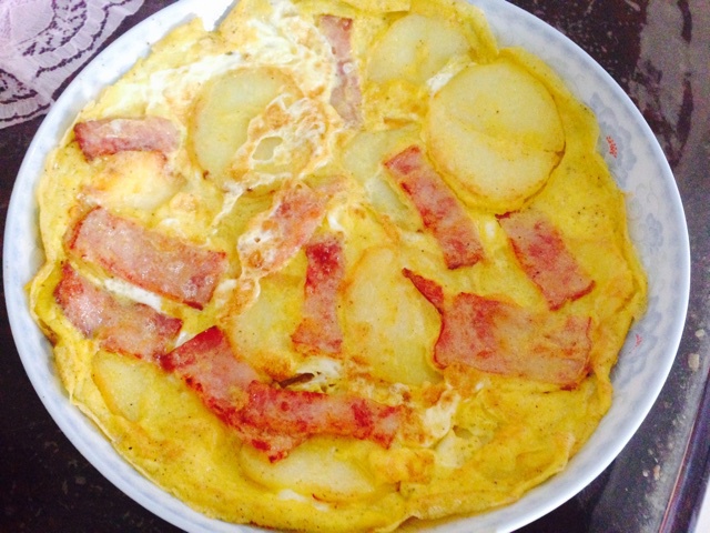 西班牙土豆煎蛋饼